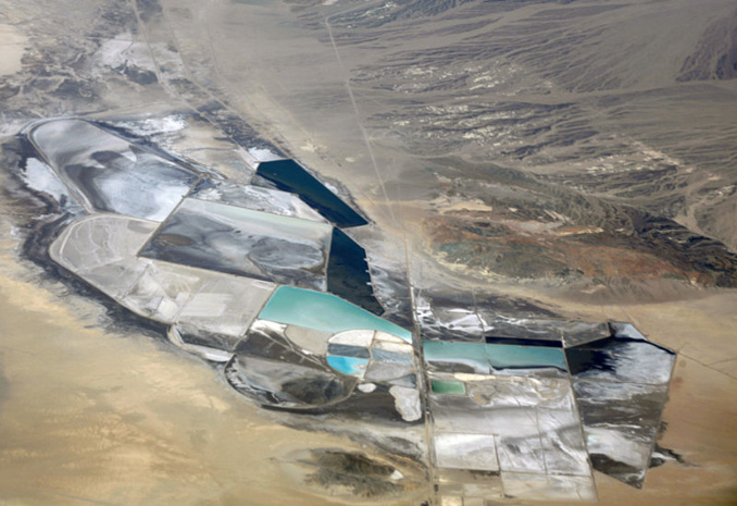 Chemetall Foote Lithium Operation in Clayton Valley, photo by Doc Searls