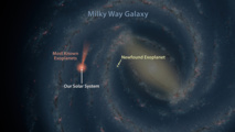Astronomers Chartering The Milky-Way Discover A New Planet, The Furthest Ever, With The Help Of Spitzer Astronomers Chartering The Milky-Way Discover A New Planet, The Furthest Ever, With The Help Of Spitzer