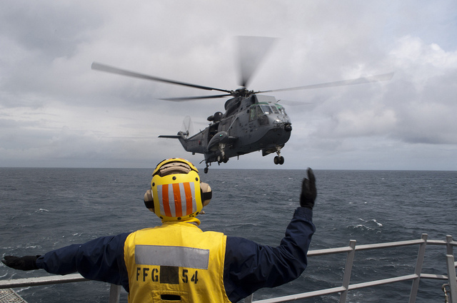 A Sikorsky flight that belongs to the US Pacific Fleet