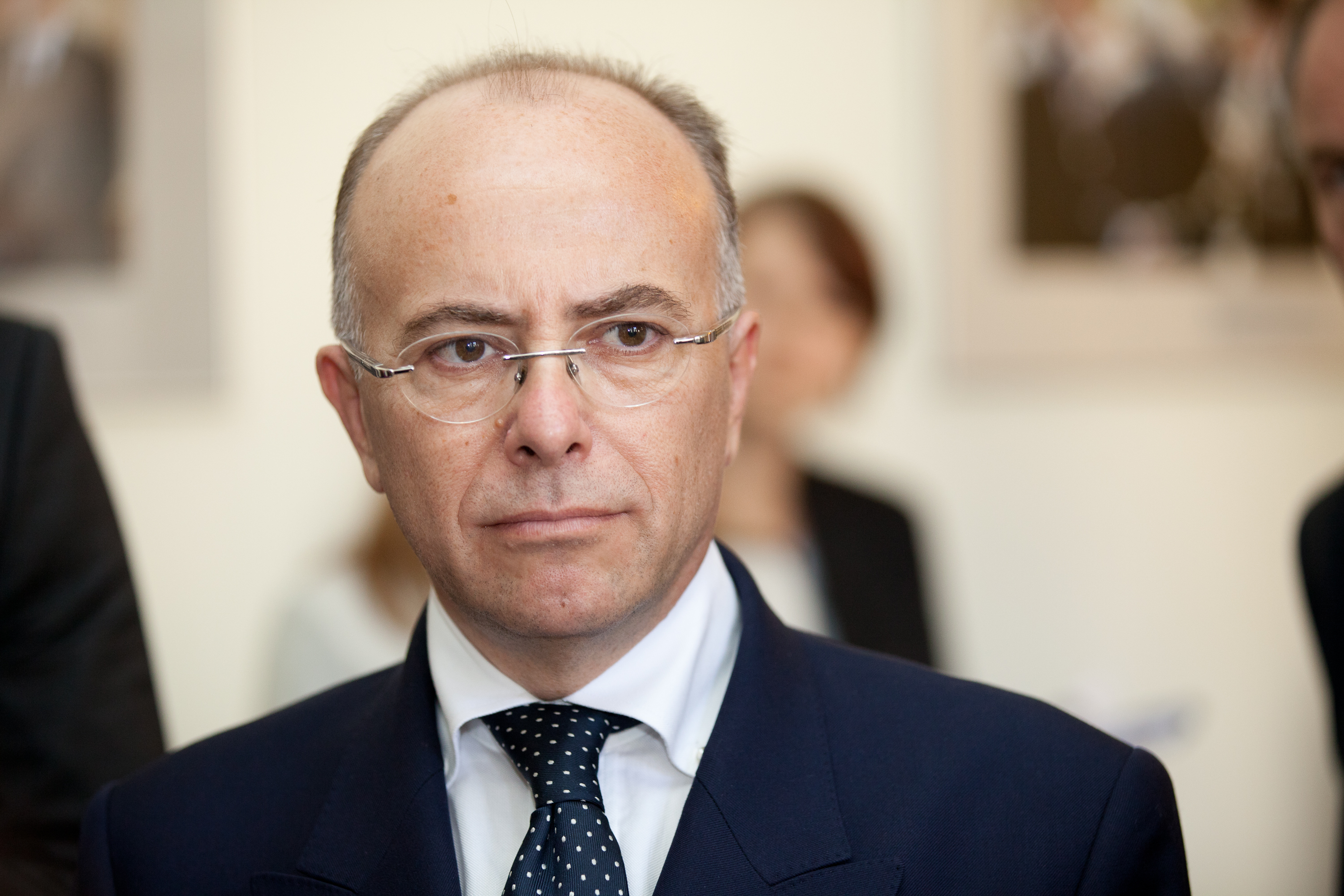 French Interior Minister Bernard Cazeneuve by State Chancellery of Latvia