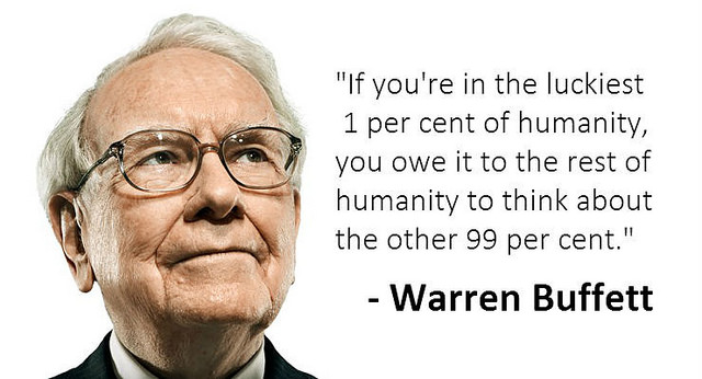 Warren Buffet charity lunch acutioned for $2.6m