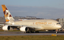 Etihad Airways lost $ 1.87 billion in 2016